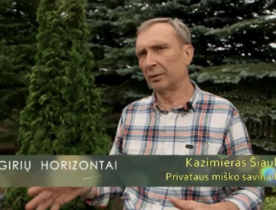 LRT TV laidoje "Girių horizontai"- apie apsilankymą K.Šiaulio valdose