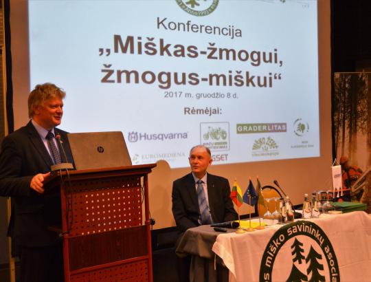 Konferencijos "Miškas-žmogui, žmogus - miškui"  pranešimai