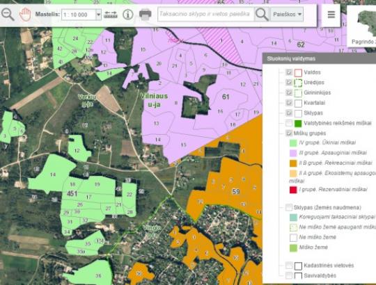 VMT siūlo naudotis nauja miškų kadastro duomenų internetinės prieigos versija
